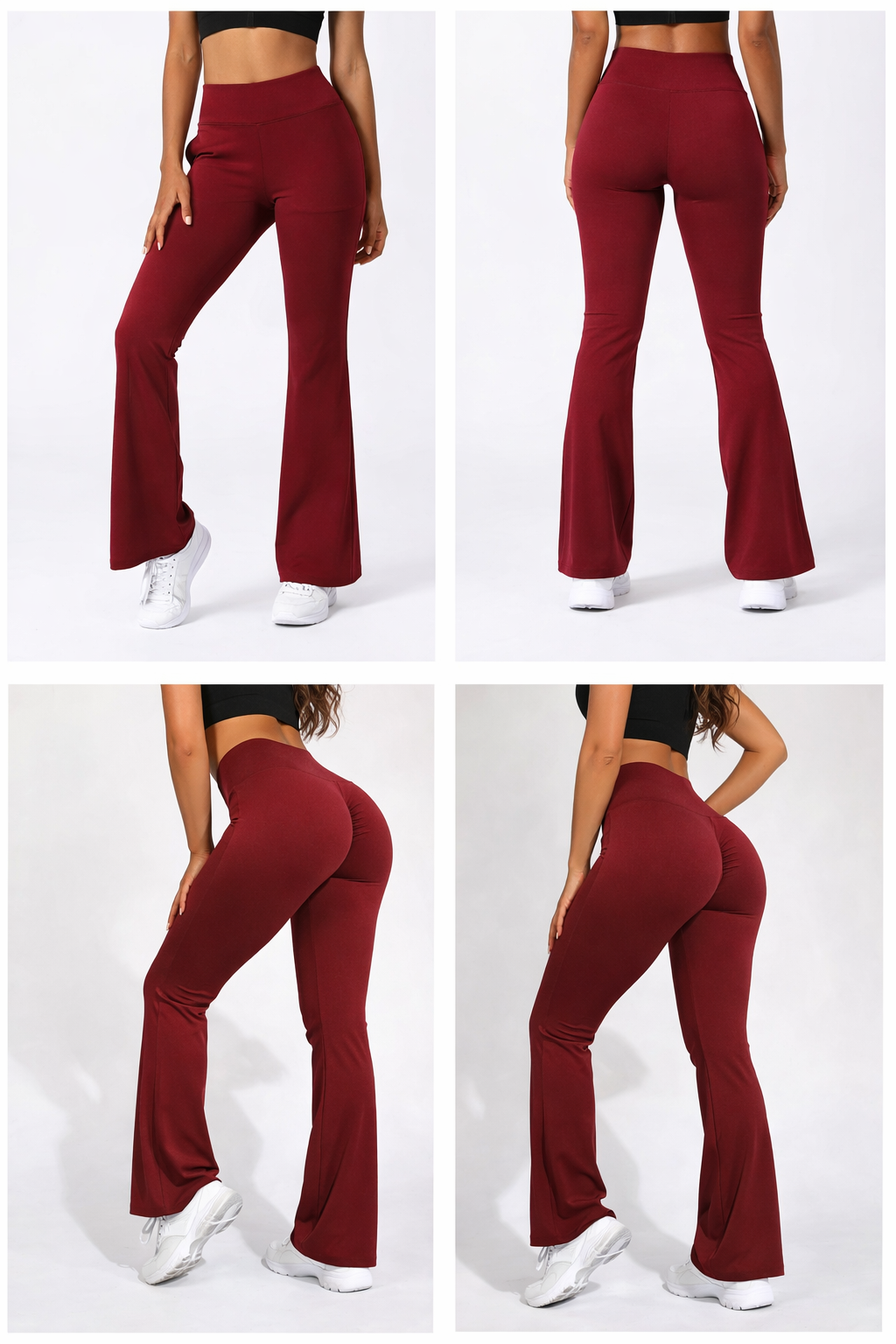 SNATCHED™ High-Waisted Leggings Scrunched