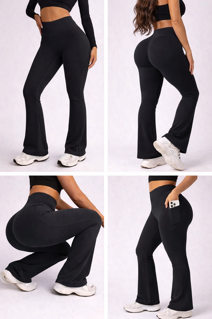 SNATCHED™ Flare Leggings with Side Pockets