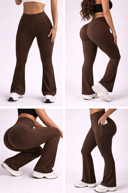 SNATCHED™ Flare Leggings with Side Pockets