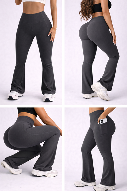SNATCHED™ Flare Leggings with Side Pockets