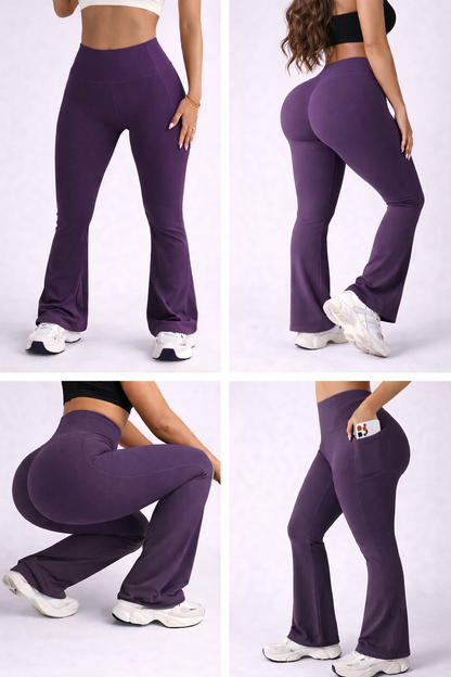 SNATCHED™ Flare Leggings with Side Pockets