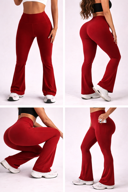SNATCHED™ Flare Leggings with Side Pockets